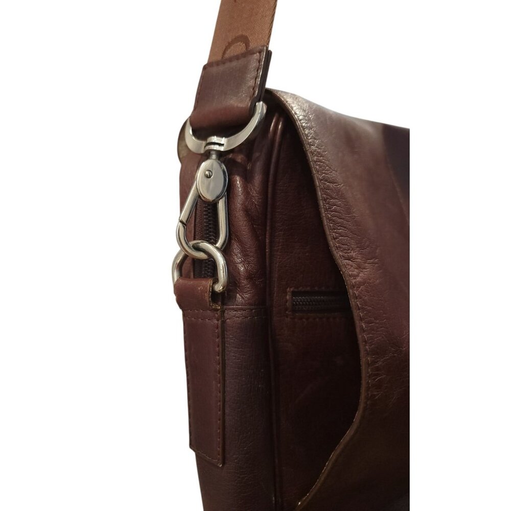 Mario Hernandez Brown Leather Messenger Crossbody Bag Handmade In Colombia - Picture 8 of 14